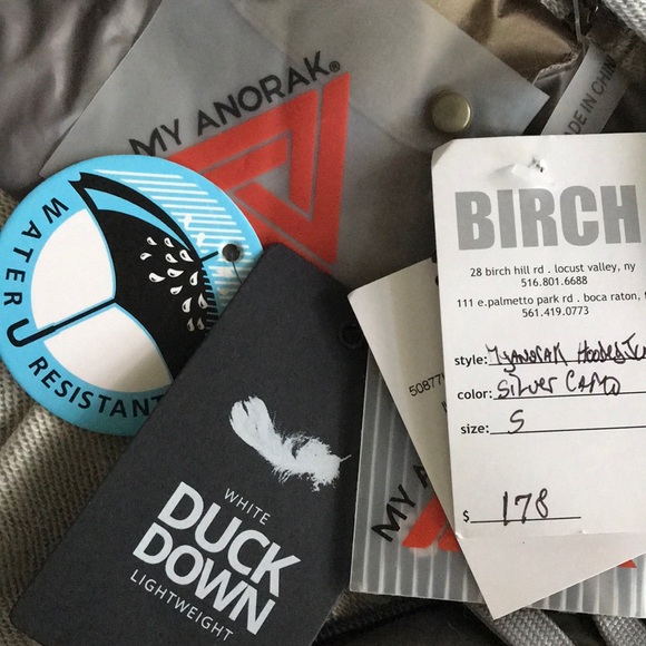 MyAnorak hooded mixed quilted jacket S New - Picture 14 of 16